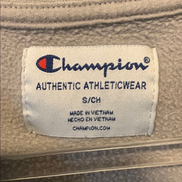 Champion Women’s Camouflage Sweater - Gray and Green Size Small - Picture 3 of 5